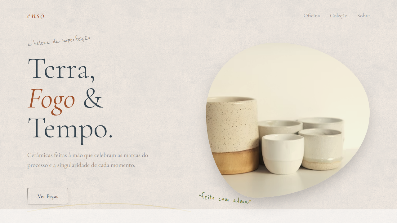 Cerâmica Wabi-Sabi