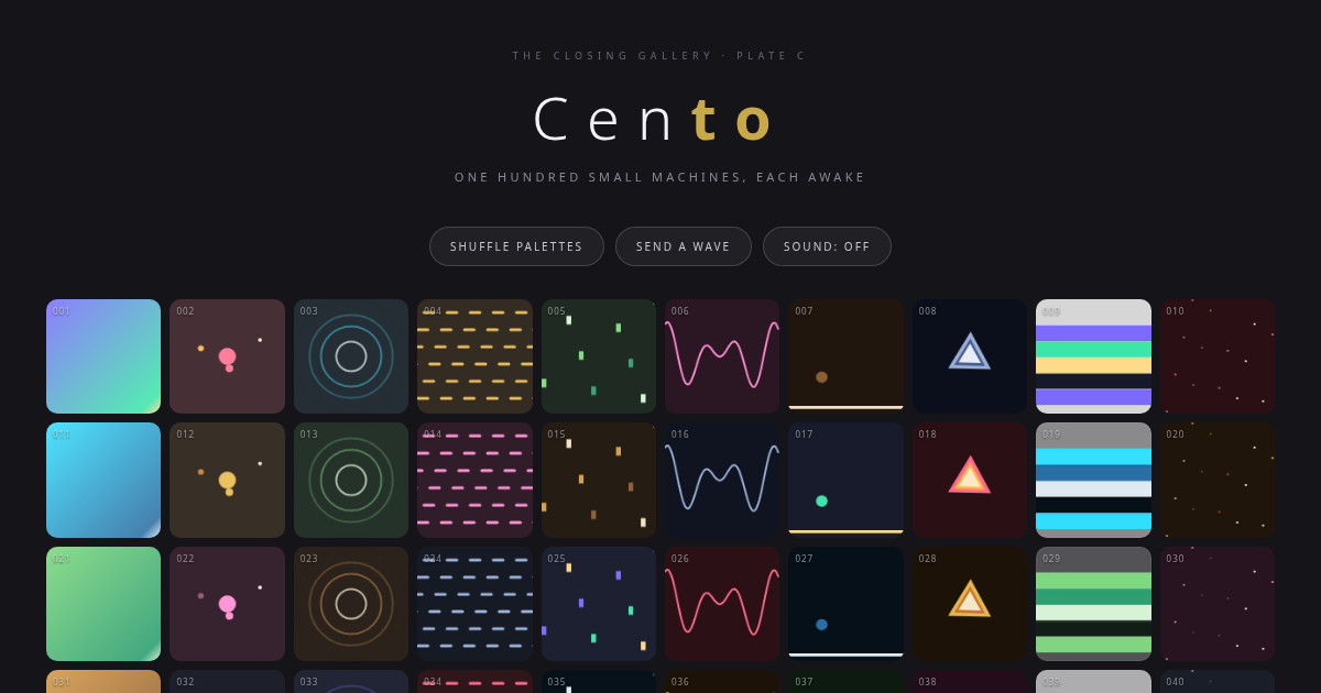 CENTO — one hundred